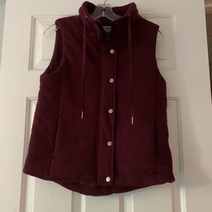 Deep purple vest